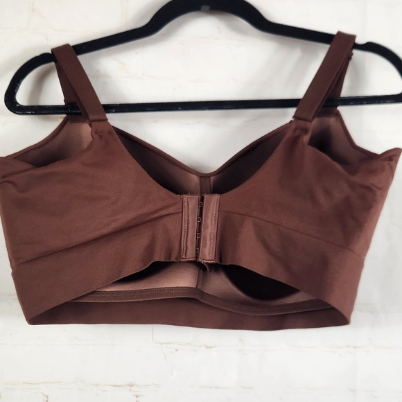 Truekind Supportive Comfort Wireless Shaping Bra in Chocolate Brown 2XL - Picture 10 of 13